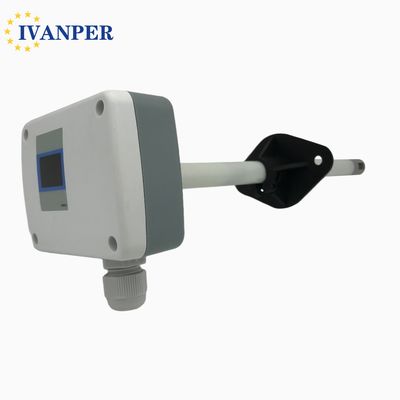 24VDC Power Supply 4-20 mA Duct Mount Air Transmitter Sensor with Customized Support