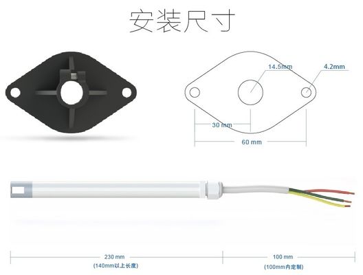 OEM Supported Industrial Micro Wind Speed Sensor For Industrial Production