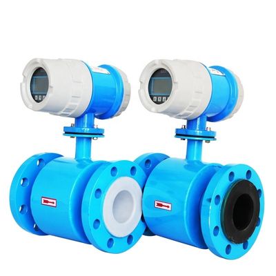 SUS316L High Accuracy Electromagnetic Vertical Ultrasonic Steam Sewage Flange Type Flow Meter RS485