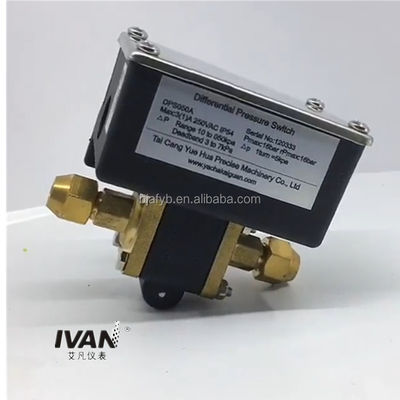 Max. Voltage 250V AC 14 bar Pressure Switch for High Pressure Environments in Industrial