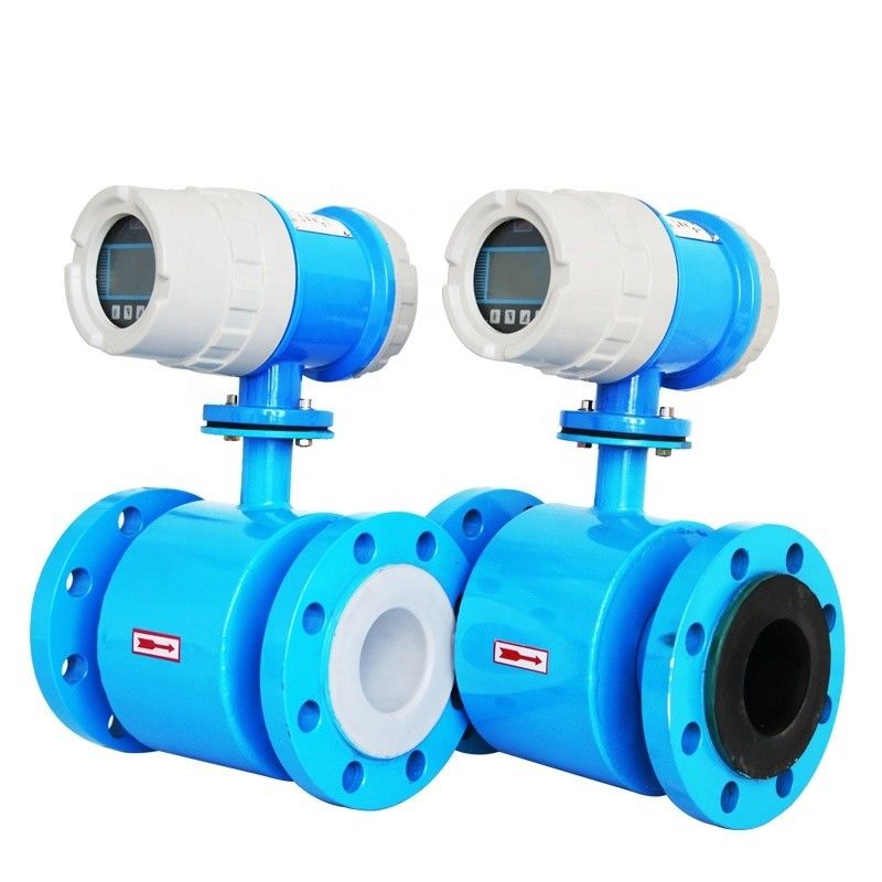 SUS316L High Accuracy Electromagnetic Vertical Ultrasonic Steam Sewage Flange Type Flow Meter RS485